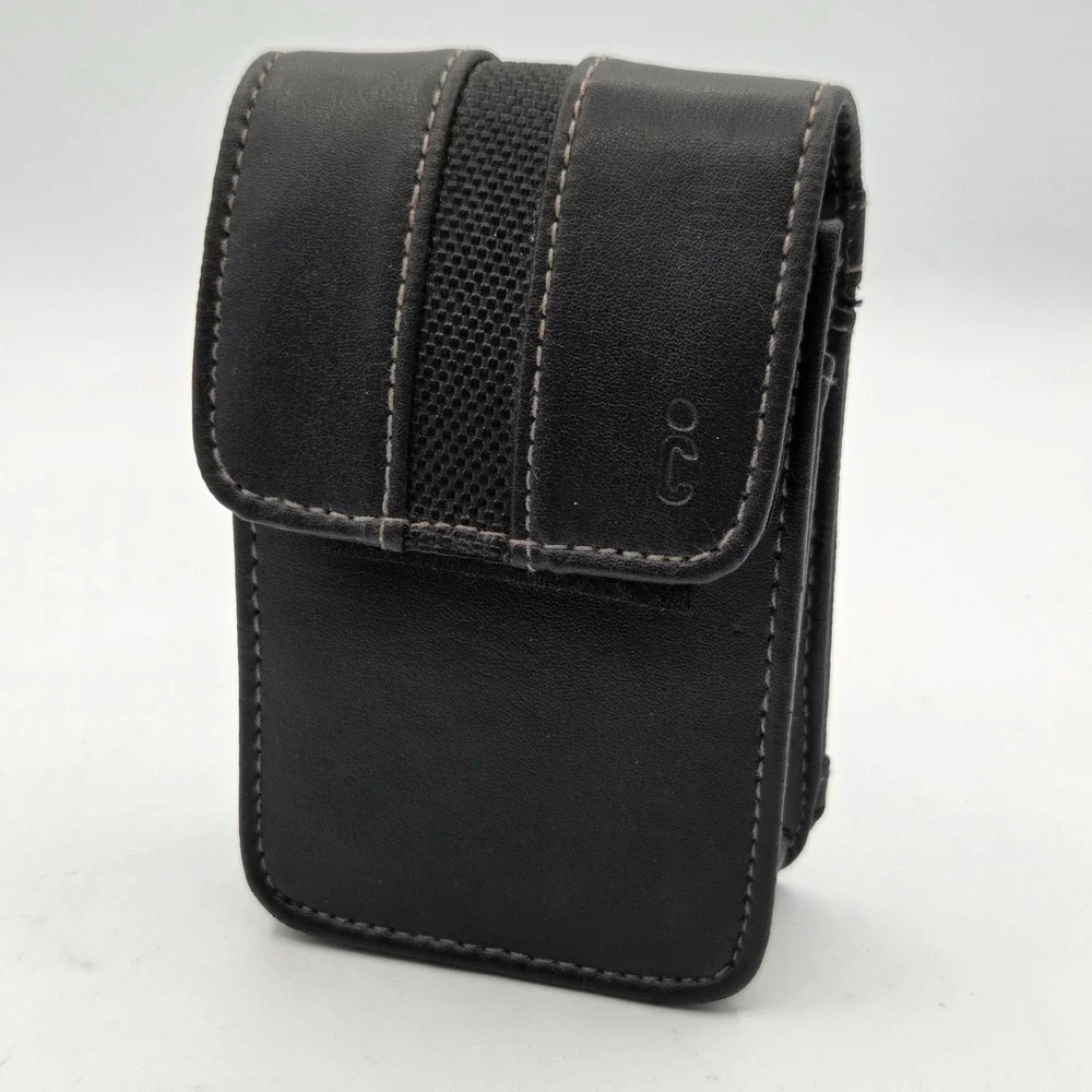 ICON Digital Camera Case Black Leather